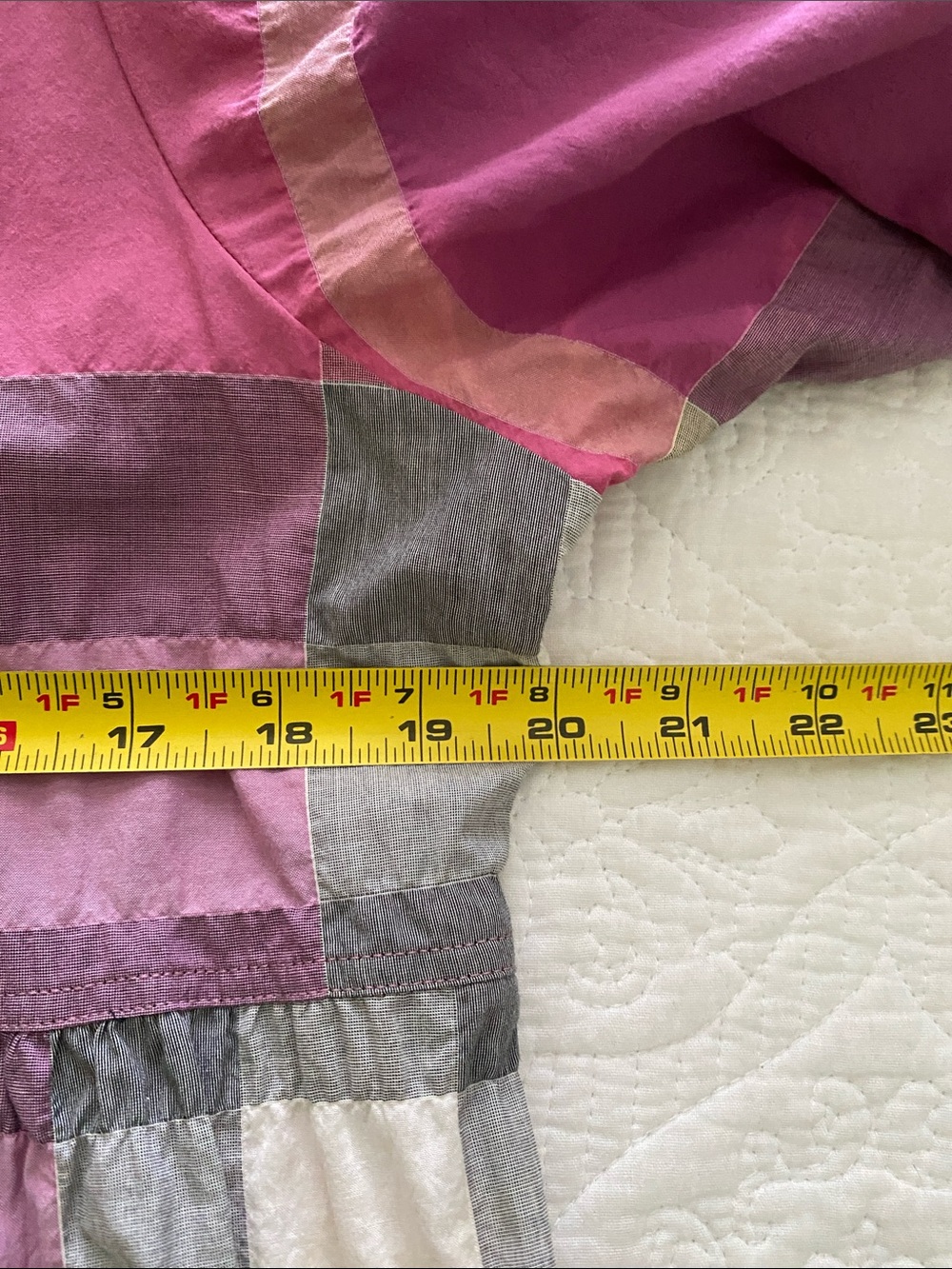 Burberry Brit Pink Nova Check Cotton Button Front Tunic Size XL - Picture 7 of 10